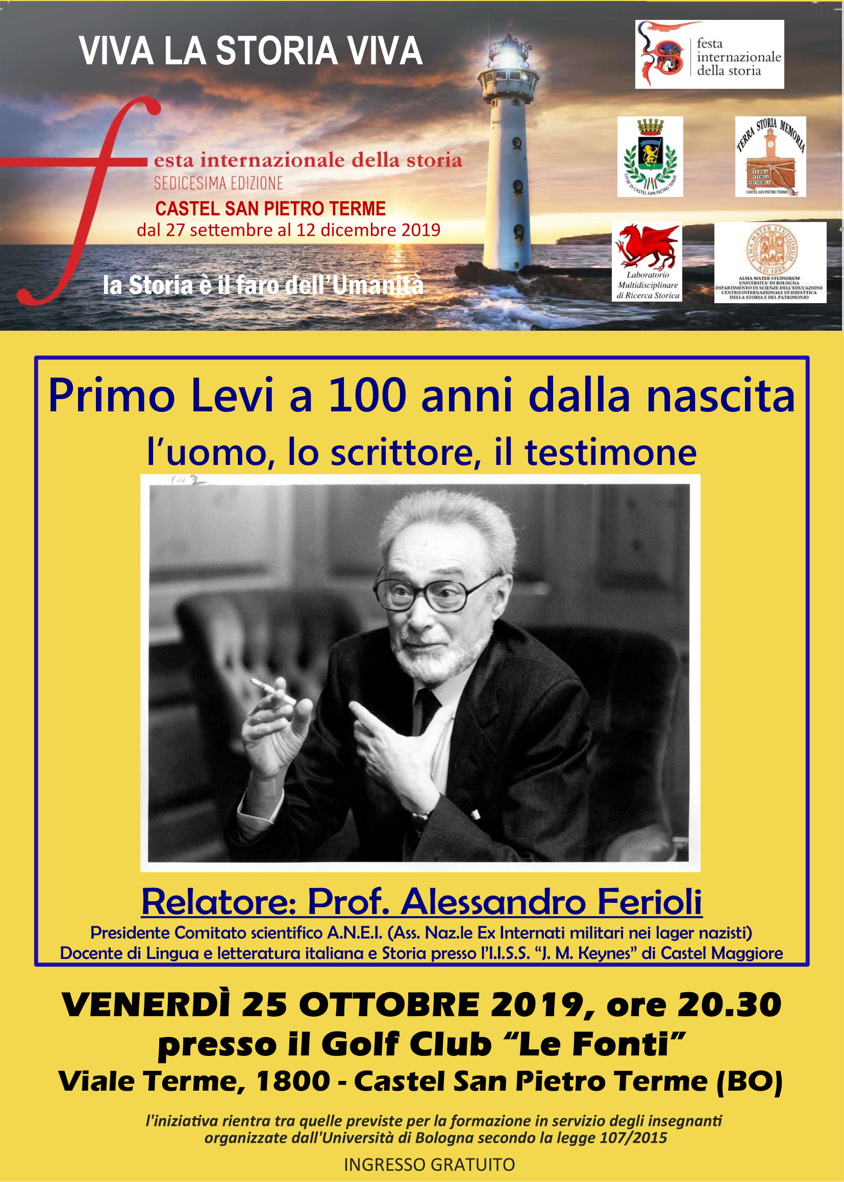 locandina primo levi